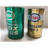 Image 2 : GR OF 2 ESSO MOTOR OIL TINS - ONE FULL