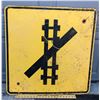Image 1 : ROAD SIGN - RAIL ROAD CROSSING