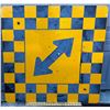 Image 1 : ROAD SIGN - END OF THE ROAD CHECKERBOARD
