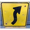 Image 1 : ROAD SIGN - CURVE AHEAD