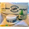 Image 1 : GR OF CREEMORE SPRINGS ITEMS; SIGN, HAT, LABEL, TENT CARD, BOTTLE