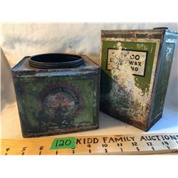 GR OF 2 TEXACO TINS