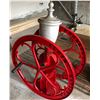 Image 1 : ANTIQUE 2 WHEEL ELGIN NATIONAL COFFEE GRINDER