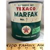 Image 1 : TEXACO MARFAK TIN - 5 LBS FULL