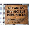 Image 1 : MCLARENS SPICES CRATE - FULL