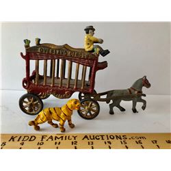 ANTIQUE CAST CIRCUS WAGON