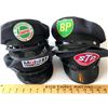 Image 1 : GR OF 4, SERVICE STATION ATTENDANT CAPS - CASTROL / BP / STP / MOBIL