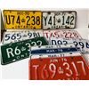 Image 1 : GR OF 12, CONSECUTIVE 1970'S ONTARIO LICENCE PLATES