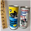 Image 2 : GR OF 2, BP & VALVOLINE SNOWMOBILE OIL TINS