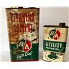 Image 2 : GR OF 2, BA CLEANING SOLVENT TIN & BA OUTBOARD OIL TIN