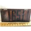 Image 1 : 1914 ONTARIO LICENCE PLATE