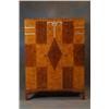 Image 1 :  Wardrobe, two doors, art deco, stained wood