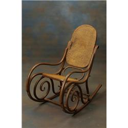  Rockingchair, bent wood, Gustav Siegel