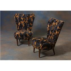  1 pair of  armchairs, Swedish model Emma, H 78
