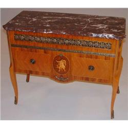  Bureau with stone top, rococo, H 75