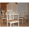 Image 1 :  Table + 6 chairs, gustavian