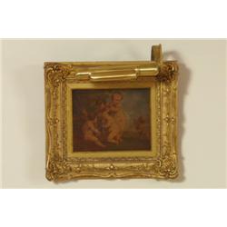  Unknown, oil, english, scratch, 18x21