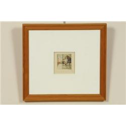  Carla Holm, watercolor, 4x3,5