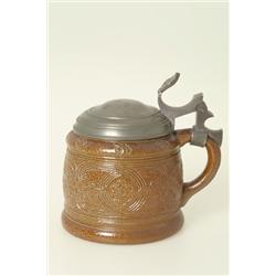  Stoup with pewtertop, Höganäs, H 13