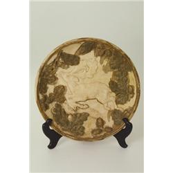  Plate, terracotta, Höganäs, diam. 26