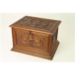  Box, oak, H 23