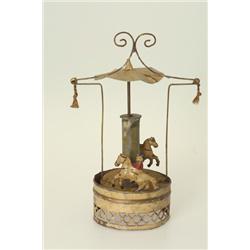  Carousel, tinplate, c1910, probably german