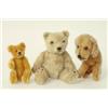 Image 1 :  Dog and two teddybears, Steiff, L 10-14