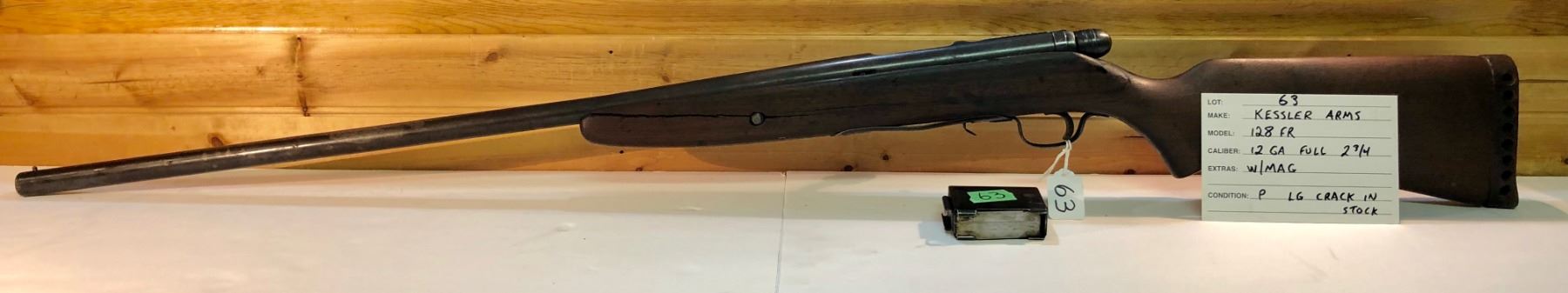 KESSLER ARMS, MODEL 128FR, 12 GA