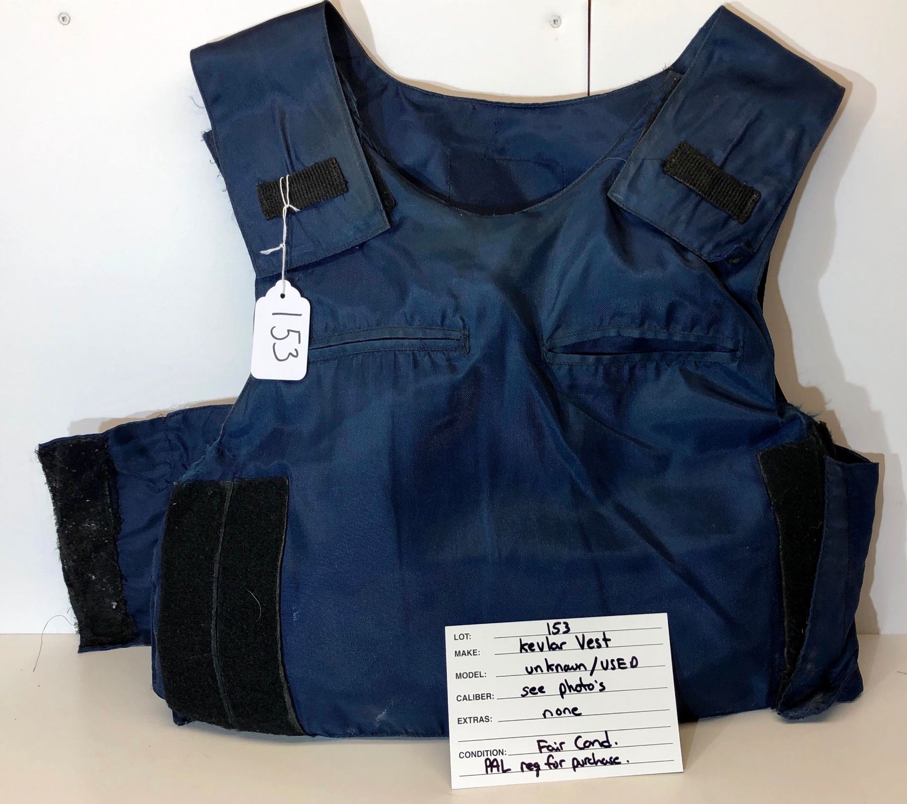 KEVLAR VEST USED