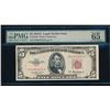Image 1 : 1953A $5 Legal Tender Note PMG 65