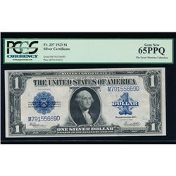 1923 $1 Silver Certificate PCGS 65PPQ