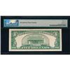 Image 2 : 1928F $5 Legal Tender Star Note PMG 64