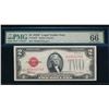 Image 1 : 1928F $2 Legal Tender Star Note PMG 66