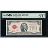 Image 1 : 1928F $2 Legal Tender Note PMG 67EPQ