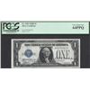 Image 1 : Autographed 1928D $1 Silver Certificate PCGS 64PPQ