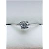 Image 1 : 1) 10K WHITE GOLD DIAMOND RING