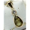 Image 2 : 4) 14K COLOR CHANGING ZULTANITE & DIAMOND PENDANT