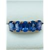 Image 2 : 5) 10K ROSE GOLD TANZANITE RING