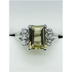 11) 14K COLOR CHANGING ZULTANITE & DIAMOND RING