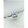 Image 2 : 20) 10K WHITE GOLD DIAMOND RING