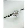 Image 2 : 39) 10K WHITE GOLD DIAMOND RING