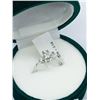 Image 3 : 43) 14K WHITE GOLD DIAMOND RING