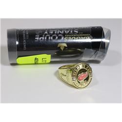 1986 DETROIT RED WINGS STANLEY CUP REPLICA RING
