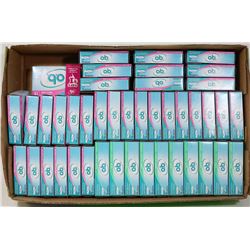 FLAT OF O.B. TAMPONS - 18 PACKS.