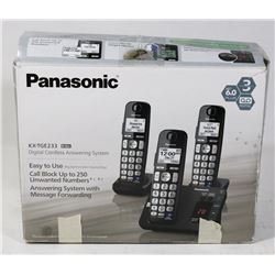 PANASONIC 3 HANDSET 6.0 CORDLESS ANSWERING