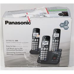 PANASONIC 3 HANDSET 6.0 CORDLESS ANSWERING