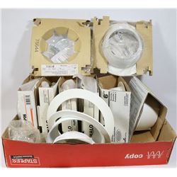 FLAT OF 9 HALO RECESSED LIGHTING.