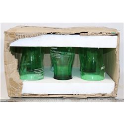 LOT OF 6 ST. PATRICKS DAY BEER GLASSES.