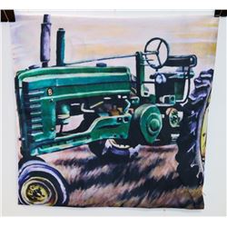 NEW SOFT “JOHN DEERE” STYLE CUSHION COVER