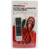 Image 1 : NEW! BATTERY AND ALTERNATOR VOLTAGE TESTER